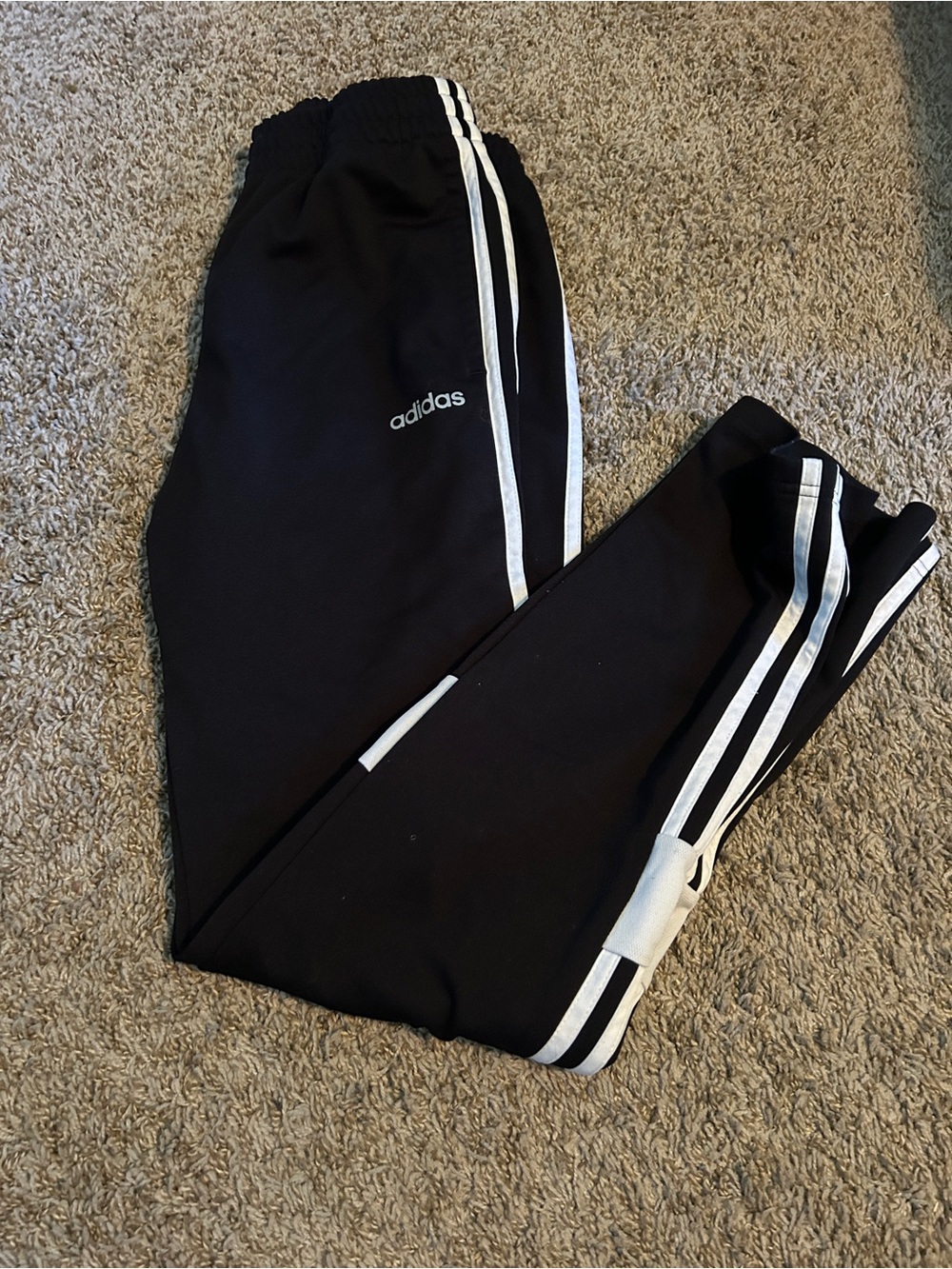 adidas black track pant